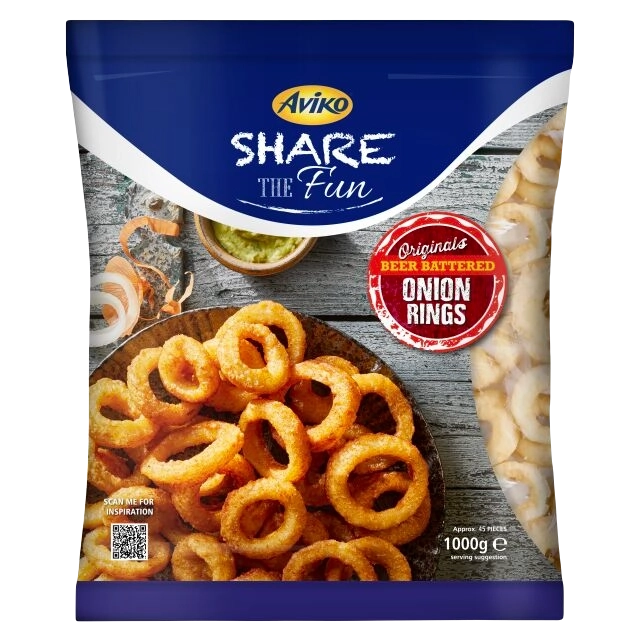 Onion Rings Thick Cut tiefgefroren, vorgebacken - 6 kg 