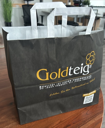 Goldteig Papiertaschen 200St. 