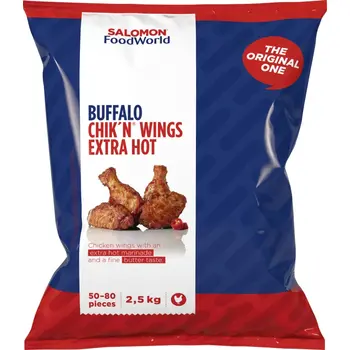 Buffalo Chik'n® Wings extra hot - 4 x 2,50 kg