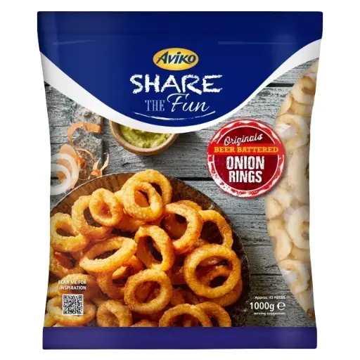 Onion Rings Thick Cut tiefgefroren, vorgebacken - 6 kg 